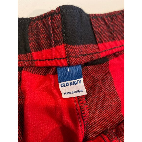 Old Navy Womens 100% Cotton Buffalo Plaid Flannel Pajama Shorts & Matching Socks - Picture 3 of 10